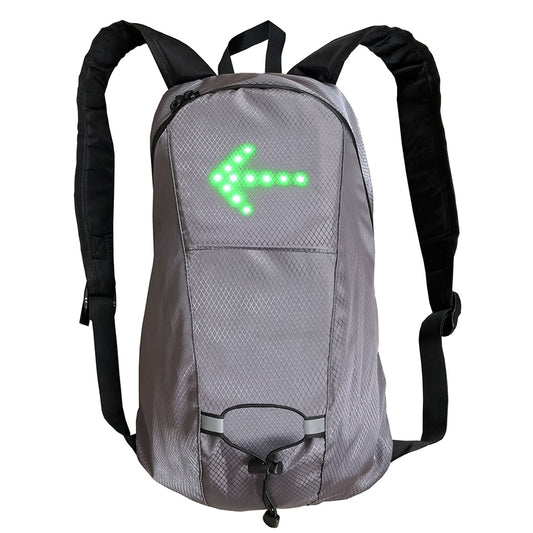 LED Turn Signal Light Cycling Backpack