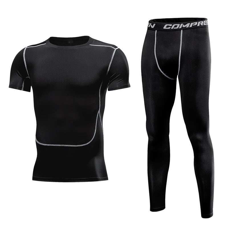 Man Fitness Compression Suit