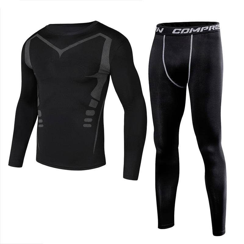 Man Fitness Compression Suit