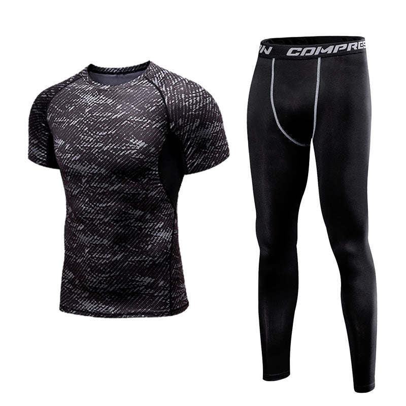 Man Fitness Compression Suit