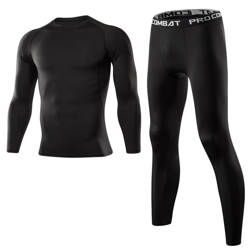 Man Fitness Compression Suit