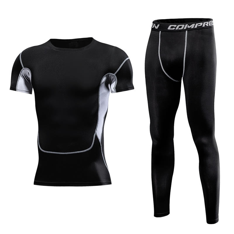 Man Fitness Compression Suit