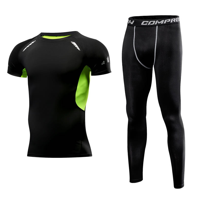 Man Fitness Compression Suit