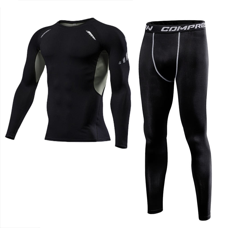 Man Fitness Compression Suit