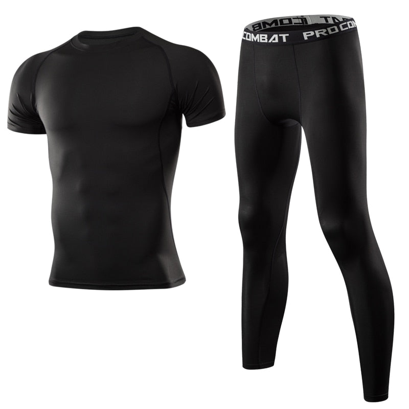 Man Fitness Compression Suit