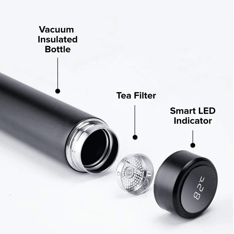 LCD Temperature Display Bottle