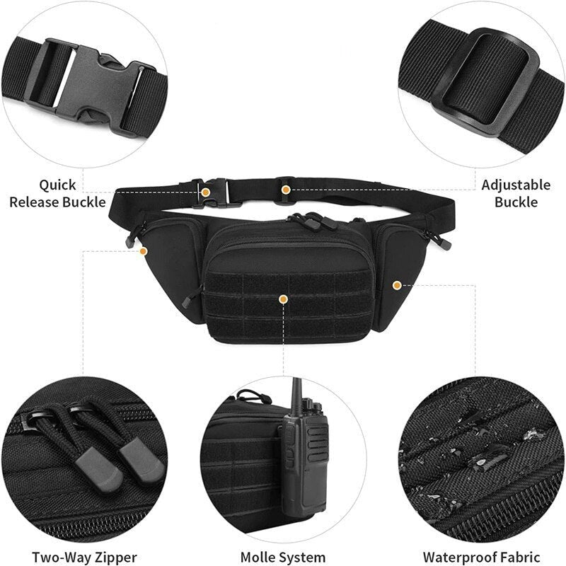 Man Belt Military Bag