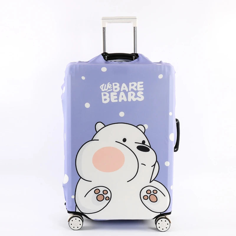 Protective Suitcases Covers With Bear Pattern