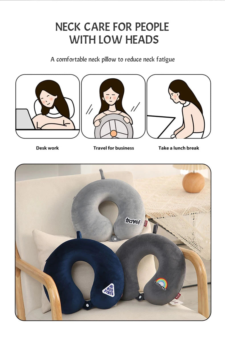 Memory Foam U-Shaped Pillow