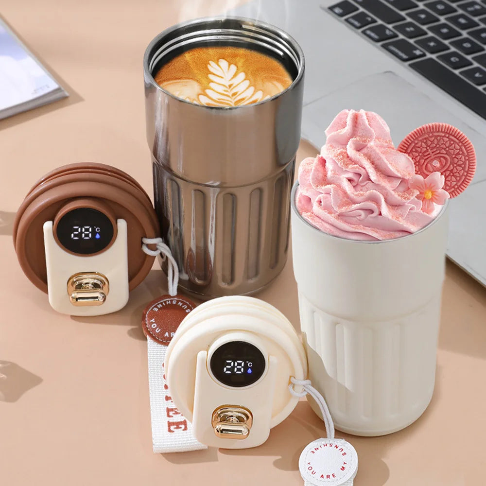 Smart LED Coffee Cup With Temperature Display