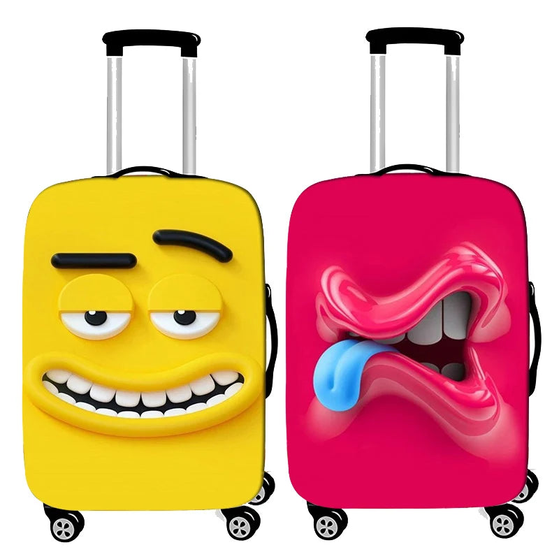 Funny Expression Suitcase Cover