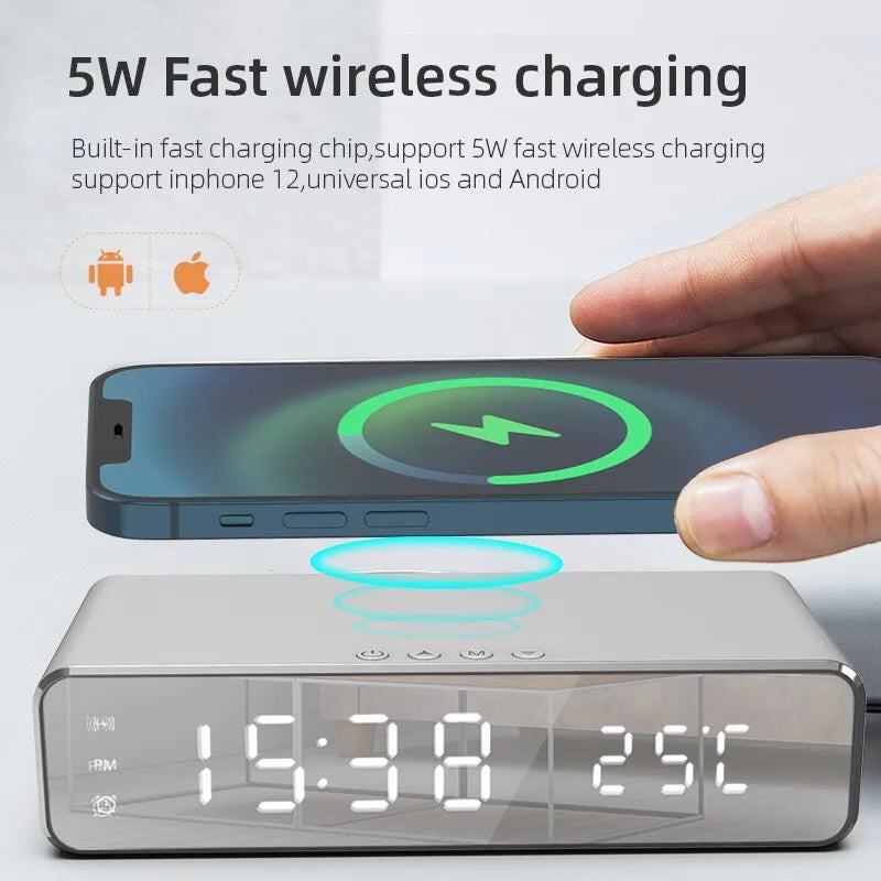 Wireless Charging Dock Station for iPhone & Samsung