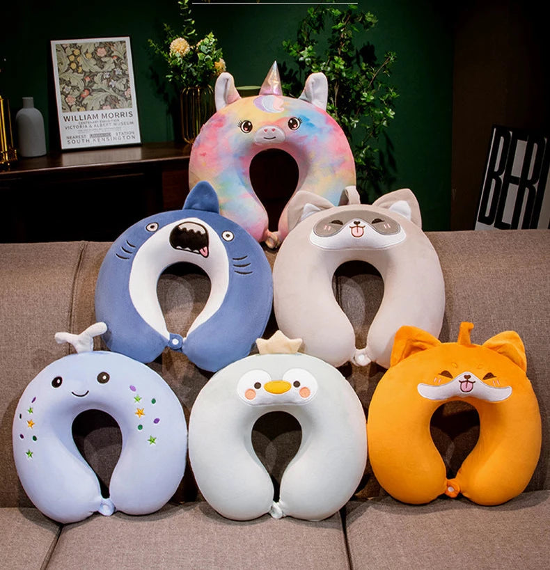 Cartoon U-Shaped Neck Pillow