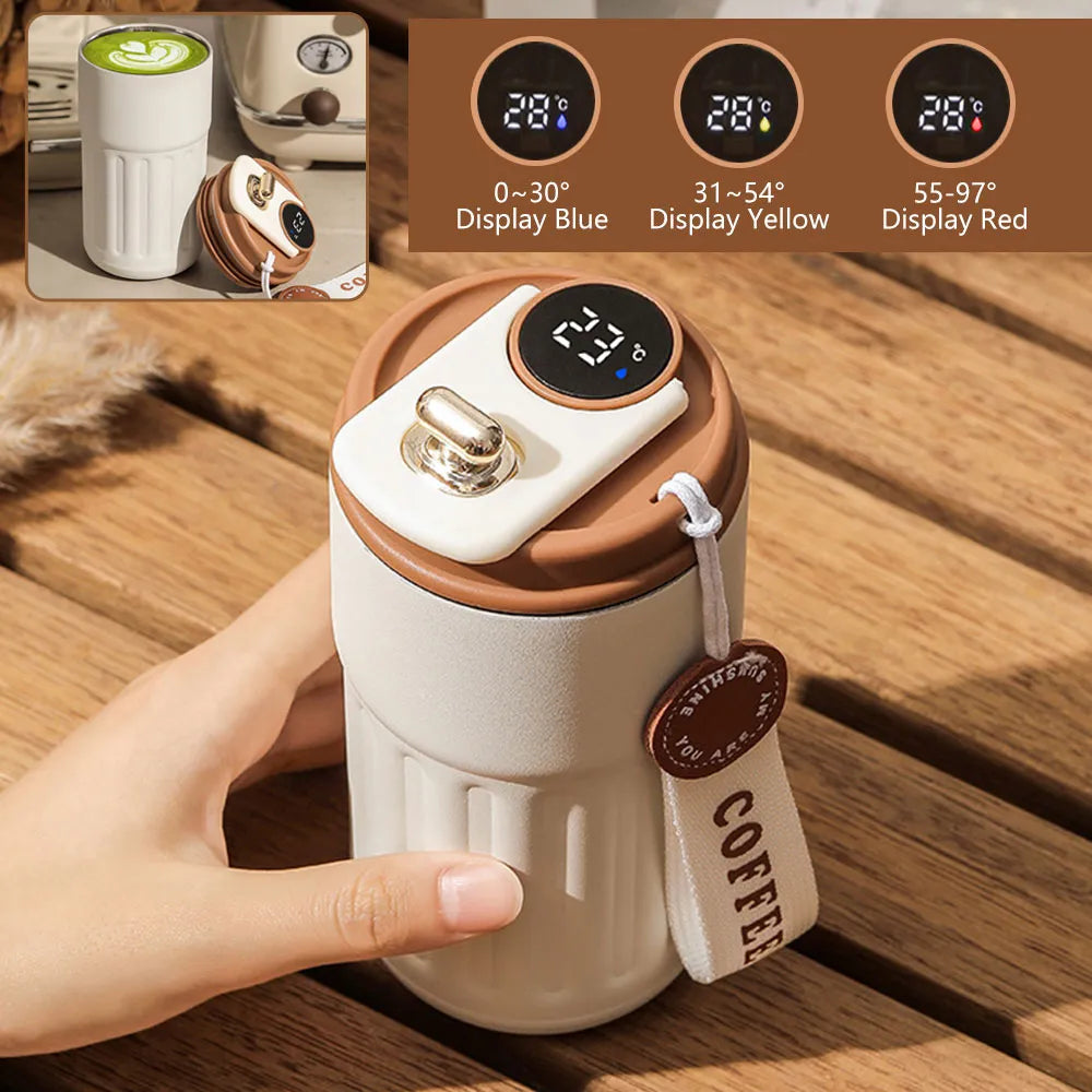 Smart LED Coffee Cup With Temperature Display