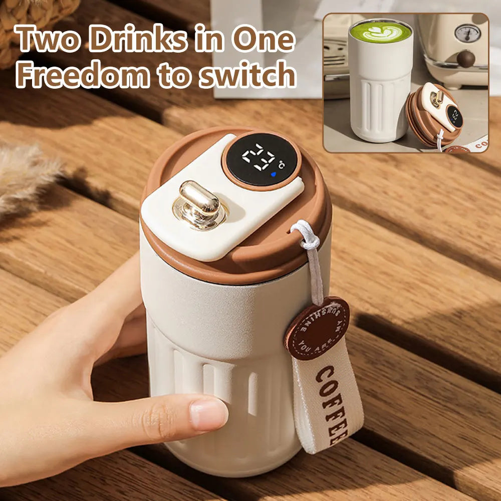 Smart LED Coffee Cup With Temperature Display