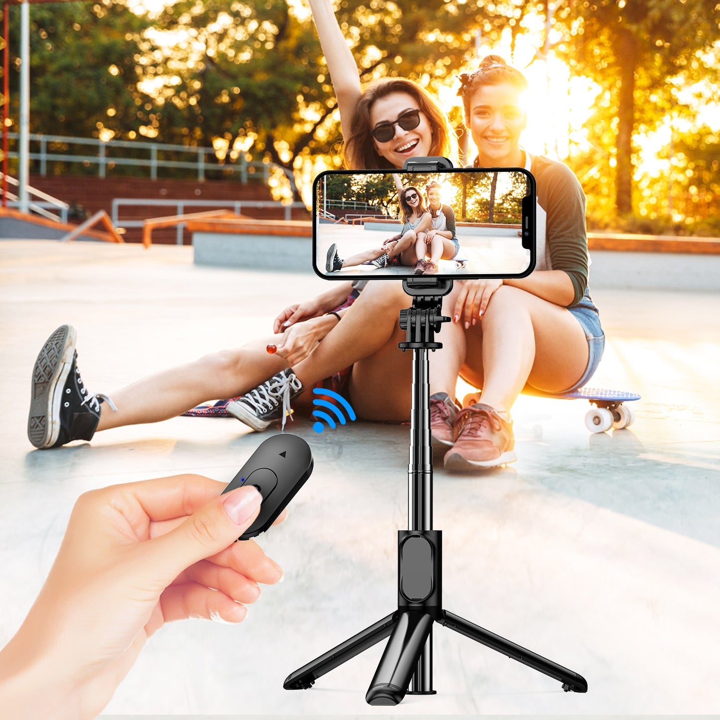 Selfie Stick & Phone Tripod