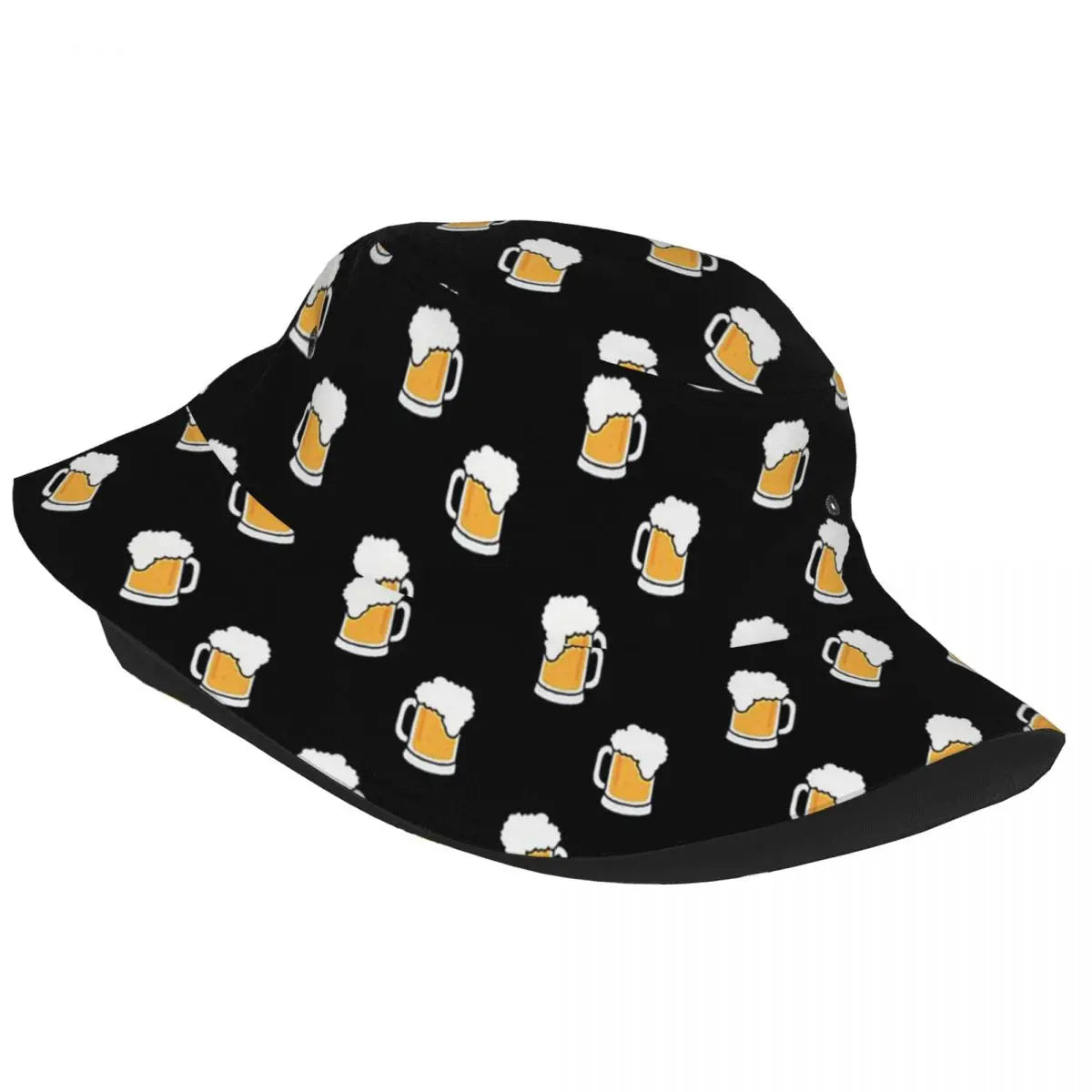 Unisex Trendy Bucket Hat With Beer Pattern