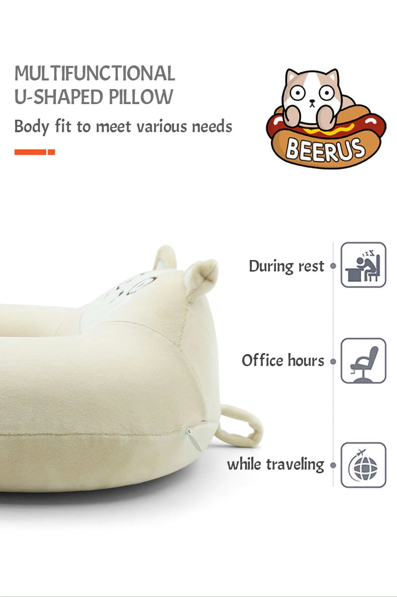 Memory Foam U-Shaped Neck Pillow