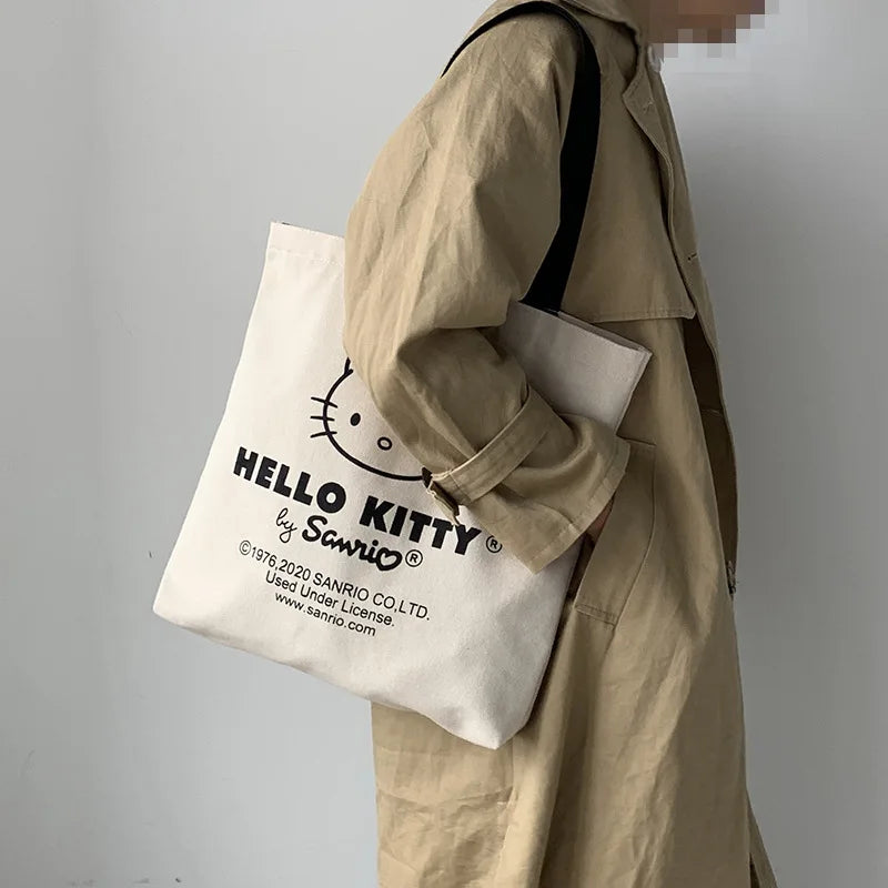 Shopping Tote With Hello Kitty