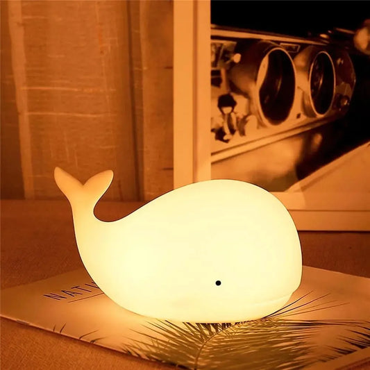 Cute Whale Night LED Light