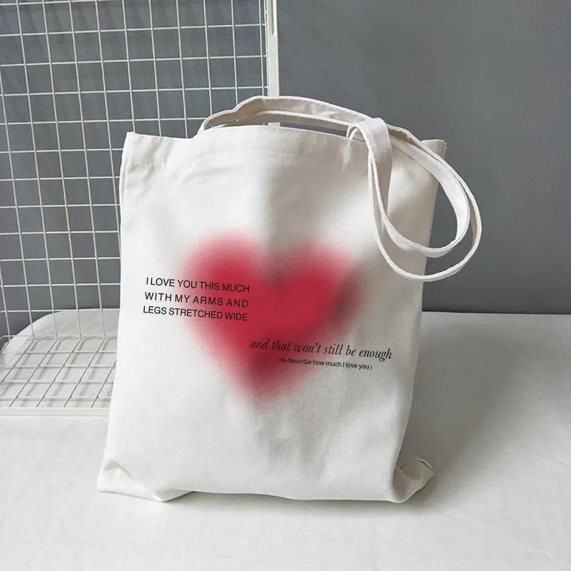 Stylish Casual Canvas Shopper Bag