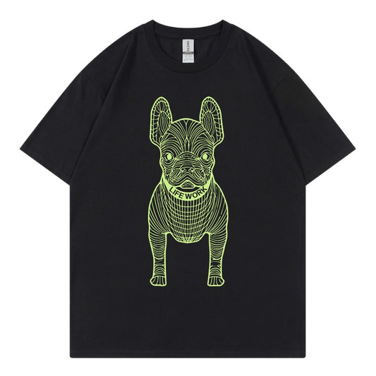 Man Neon-Printed T-Shirt